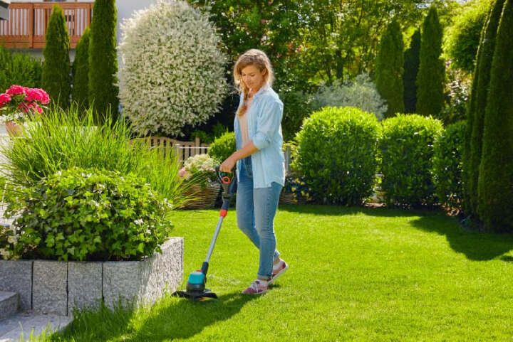 GARDENA Akku-Trimmer "EasyCut" 23/18V P4A Set